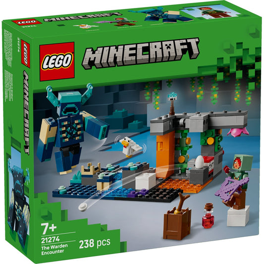 LEGO MINECRAFT INTALNIREA CU TEMNICERUL 21274 - Imagine 1
