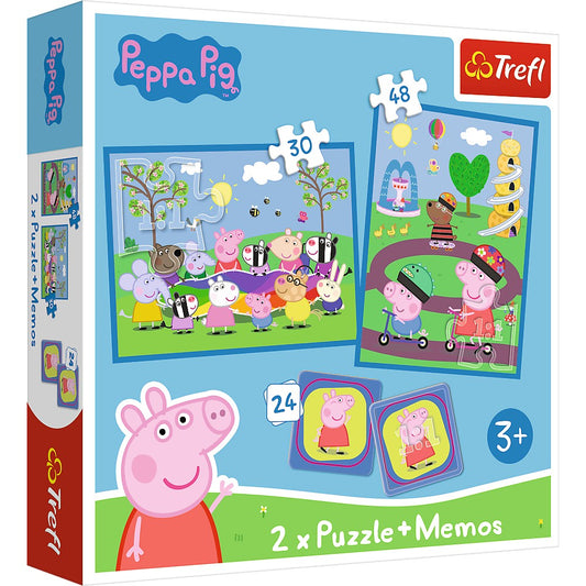 PUZZLE TREFL 2IN1 MEMO PEPPA PIG MOMENTELE FERICITE - Imagine 1 [ps:0f7775ac-6db0-4481-b489-0e7e0b7ce924]