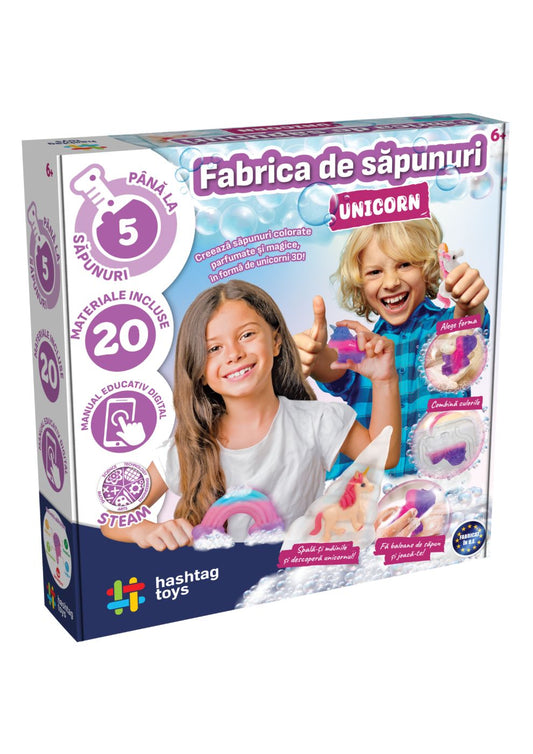 SET FABRICA DE SAPUN UNICORN VIVA TOYS - Imagine 1 [ps:d85630f4-ae3a-4969-a258-f1f0ef33831f]