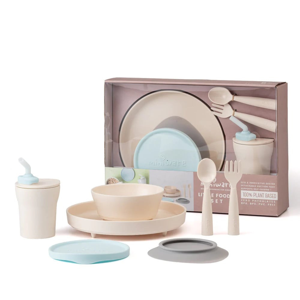 Set diversificare hrana bebelusi Miniware Little Foodie, - Imagine 1