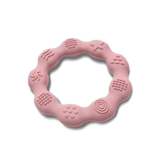 Jucărie de Dentition Silicon Ring Lorelli, Fresh Green - Pink (1) [ps:9389174f-b940-4bd7-8b8c-0e4d2a768db9]