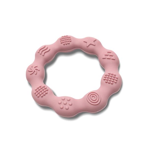 Jucărie de Dentition Silicon Ring Lorelli, Fresh Green - Pink (1) [ps:9389174f-b940-4bd7-8b8c-0e4d2a768db9]