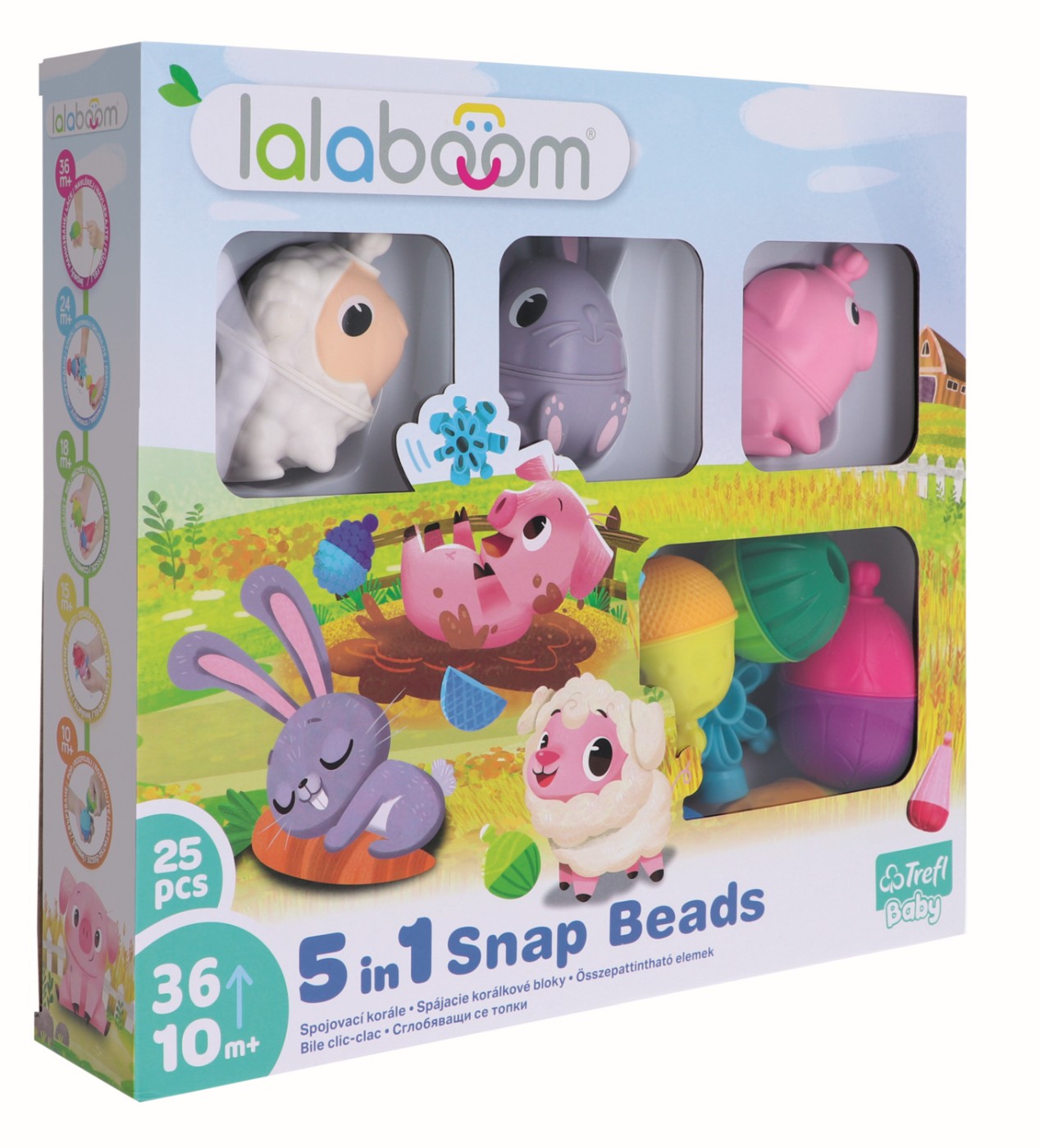 LALABOOM JOC DE DEZVOLTARE BEBE MONTESSORI 25 PIESE Trefl - Imagine 1 [ps:1ed7dac7-7bd4-445d-802f-2bde3b8c3326]