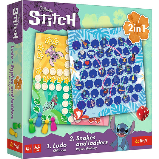JOC DISNEY STITCH 2IN1 LUDO SI SERPISORI SCARI Trefl - Imagine 1 [ps:2d260b02-b00c-4e20-b861-d2cebade05be]