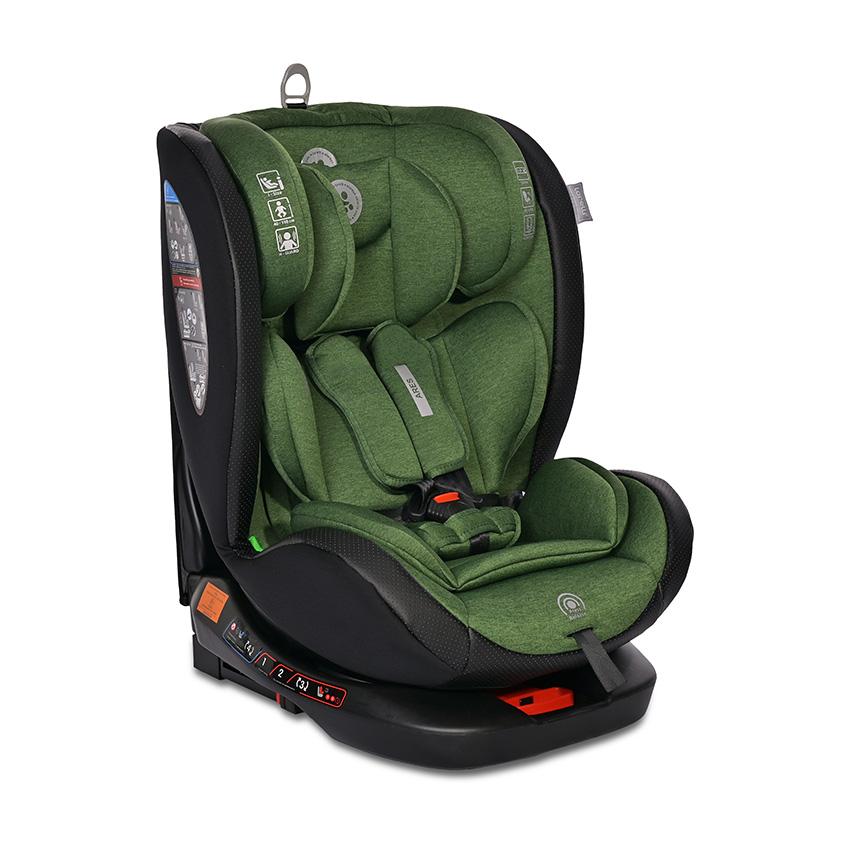 Scaun Auto Lorelli Ares i-Size, Rotativ, 0-12 ani, Pink - Green/Black (1) [ps:a03b036f-aa70-46fd-a860-b6dfecb026fb]