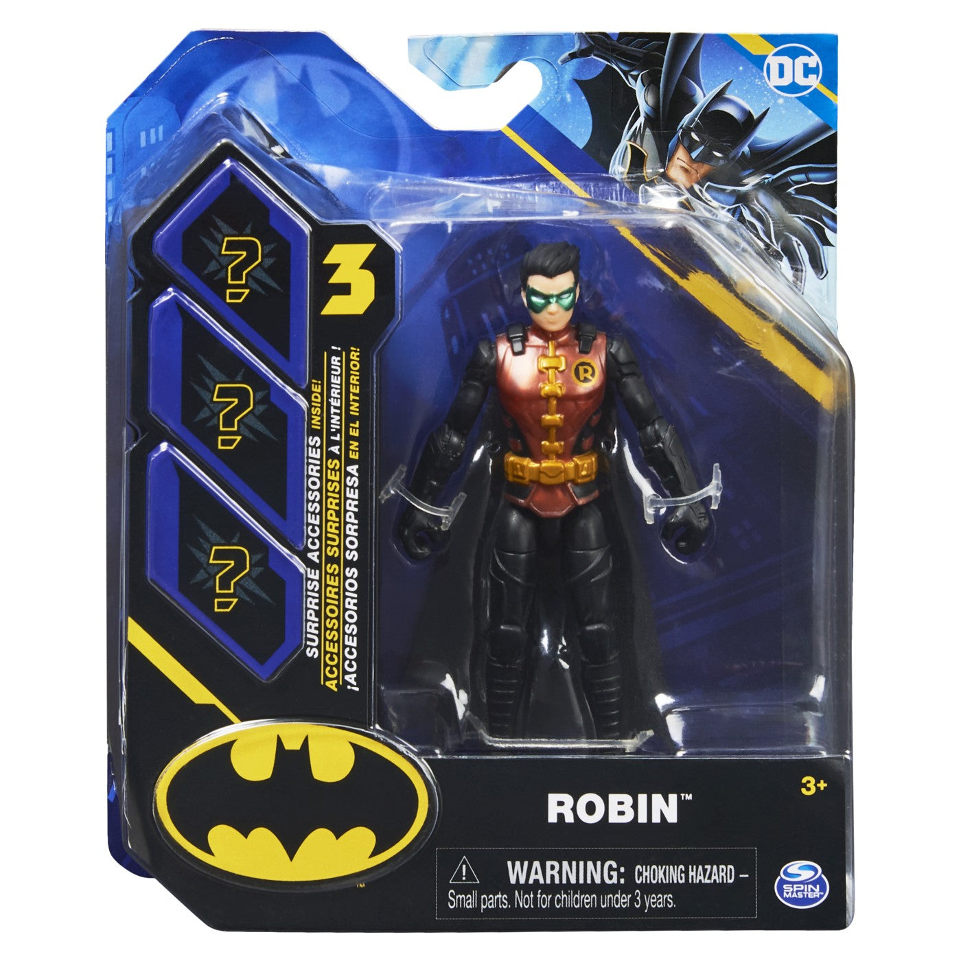 FIGURINA ROBIN ARTICULATA 10CM CU 3 ACCESORII SURPRIZA - Imagine 1 [ps:44c495c8-7b29-4e54-abfd-e0dc1615c992]