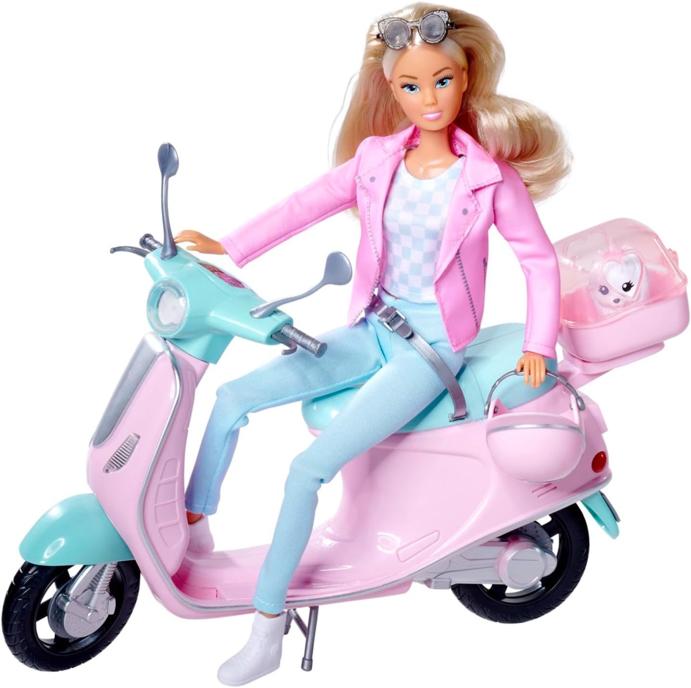 Papușă Steffi Love pe Scuter cu Accesorii - Simba - Default Title (1) [ps:2cc240d7-9553-4013-bc2a-47f7fc6e627c]