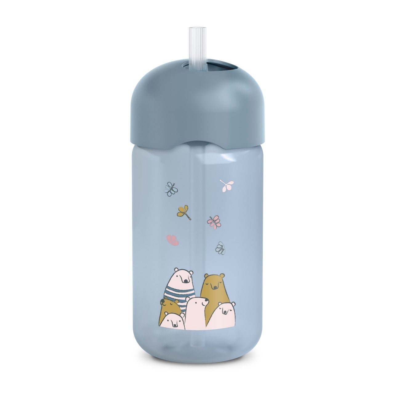 Sticlă de apă fără picurare, Bears, 340 ml, albastru, - Albastru [ps:767301f3-d603-441b-a61a-5132e2b8ce67]