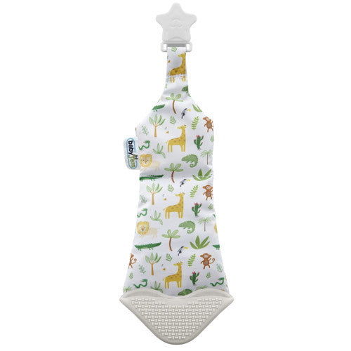 Cravata bebelusi cu accesoriu de dentitie BabyJem - Ecru