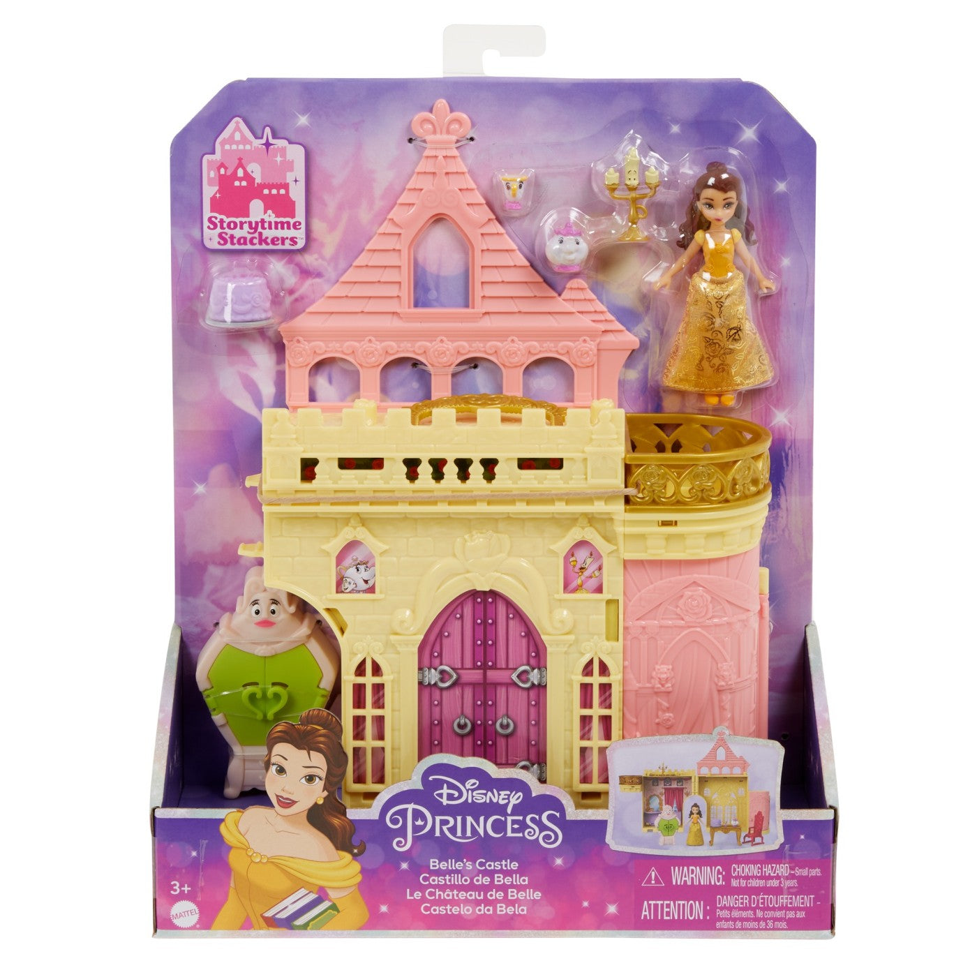 DISNEY PRINCESS CASTELUL LUI BELLE Mattel - Imagine 1 [ps:3e5028d7-3f27-4b7d-b7b9-6530424fd5f4]