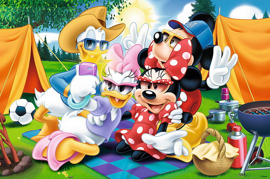PUZZLE TREFL 24 MAXI FULGER MCQUEEN - Mickey Mouse - Camping (1) [ps:c545d6bc-7d99-4e80-ae3e-548f408cfd41]