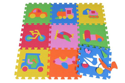 Covoraș Puzzle Trafic Knorr Toys, 9 piese, Spumă EVA - Default Title (1) [ps:fd91e50a-8da0-4769-8f35-de10cdd30759]