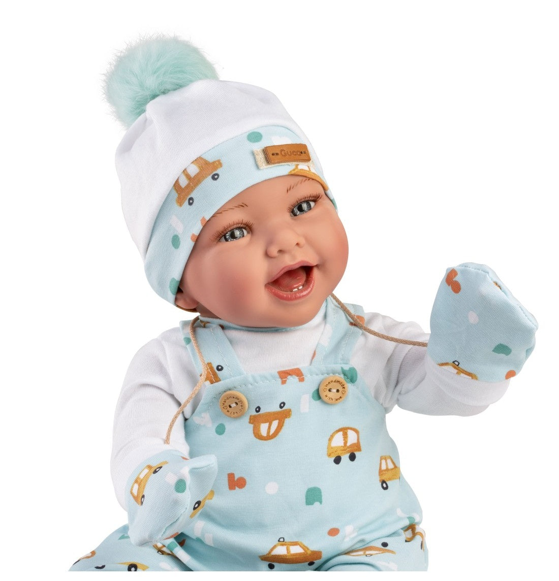 Papușă Clasică Dani Guca, 42 cm, cu Salopetă Albastră - Default Title (1) [ps:80593eb9-1c27-4173-a949-f989ed481cab]