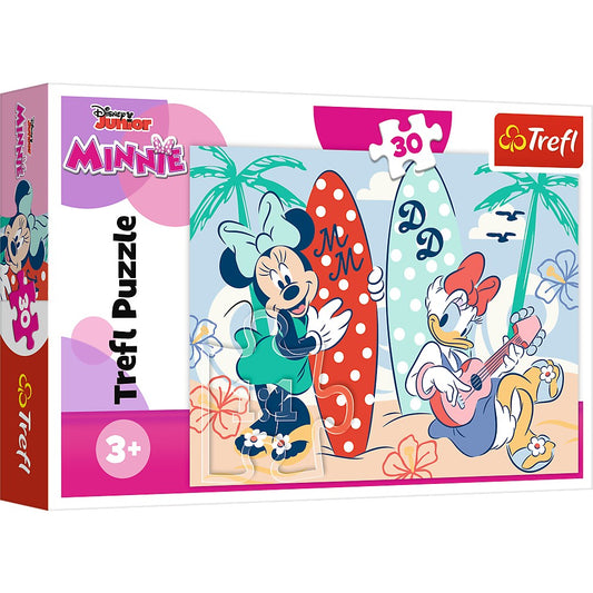 PUZZLE TREFL 30 MINNIE MINNIE LA PLAJA - Imagine 1 [ps:59f07410-4f02-4bf5-9996-da4934ab3973]