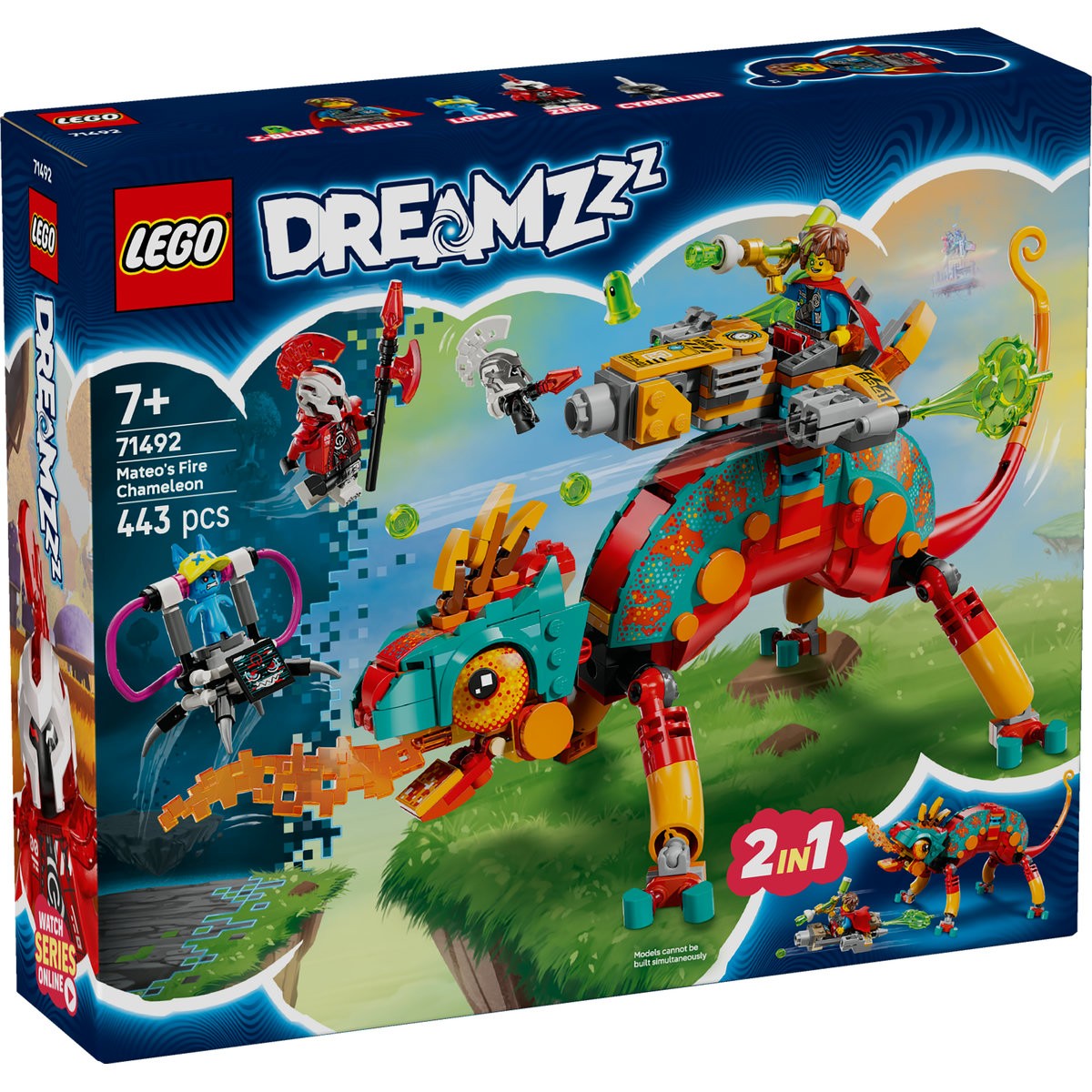 LEGO DREAMZZZ CAMELEONUL DE FOC AL LUI MATEO 71492 - Imagine 1 [ps:22e59f74-45ed-4107-9148-64dd966f2166]