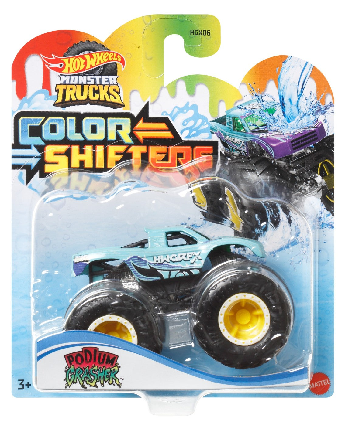HOT WHEELS MONSTER TRUCK CAMION PODIUM CRASHER CU CULORI - Imagine 1 [ps:1e2f2717-8f8f-4d36-a975-be74ec2a1446]