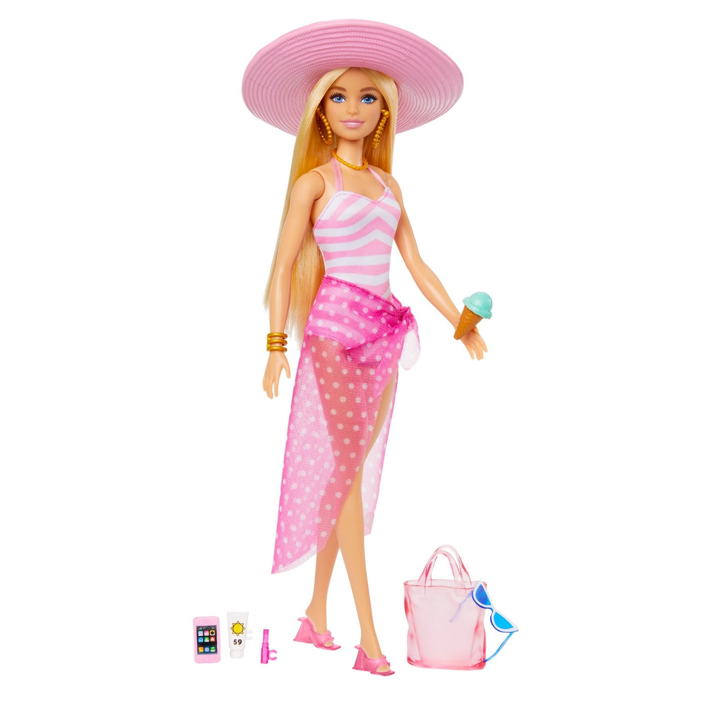 BARBIE PAPUSA BARBIE LA PLAJA Mattel - Imagine 1 [ps:14f956be-0b46-4404-a819-69fb9a5f5a8a]