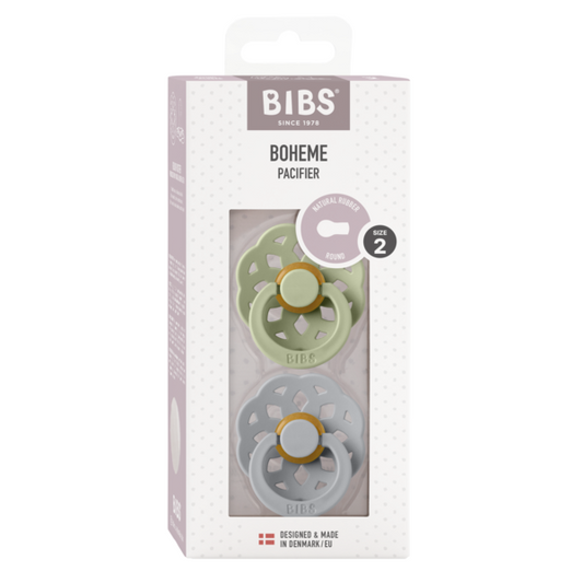 Set 2 Suzete BIBS Boheme Latex, Tetină Rotundă, 0 luni - Sage (1) [ps:4d91cafa-6ad3-45a2-9da2-b330f62e0e8a]