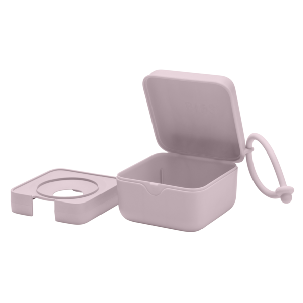 Cutie Depozitare Suzete BIBS, Ivory - Accesoriu Igienic - Lila (1) [ps:89572cac-f040-443b-9407-8ddd78b41cb8]