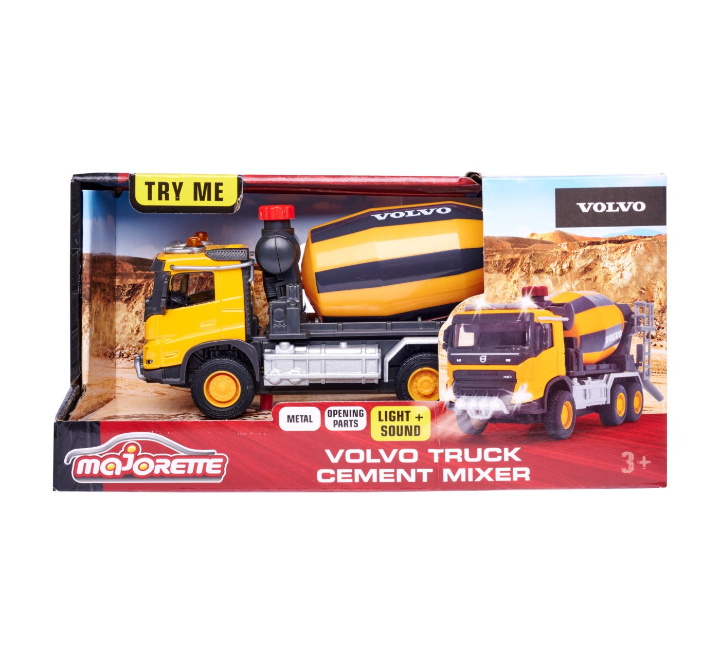 MAJORETTE VOLVO BETONIERA 19CM Simba - Imagine 1 [ps:dff8dc52-809a-4f05-ad3b-18026a42258b]