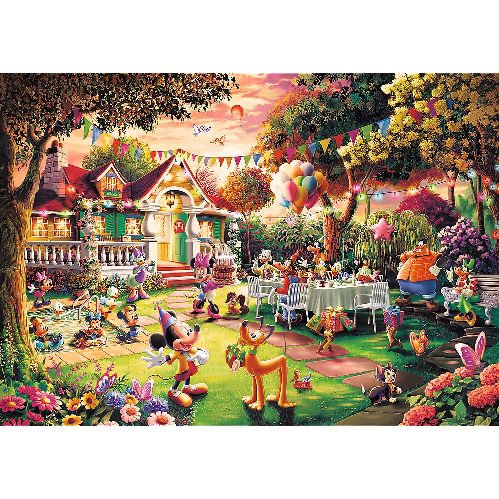 PUZZLE TREFL 1000 PREMIUM PLUS TEA TIME PIATA DE FLORI - Mickey Mouse (1) [ps:37c2b27c-80d5-4d7a-9869-06013f56c4ed]