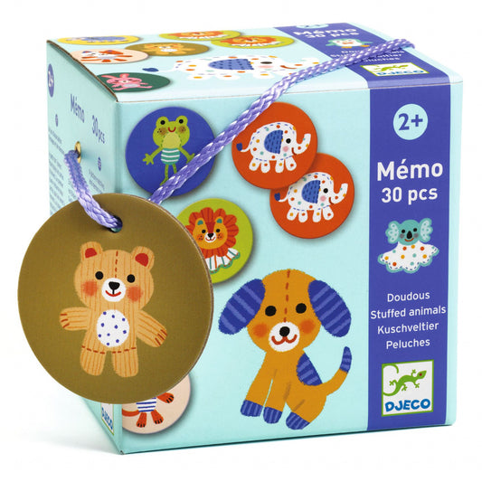 Joc Memo jucarii animale din plus, Djeco - Imagine 1 [ps:e02244a7-e730-4bf0-a76a-9dbb6e0d6dee]