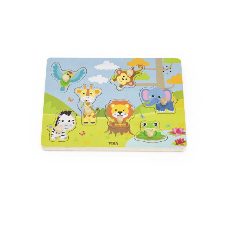 Puzzle cu sunete – Animale din Jungla [ps:7d729658-03f9-4dc6-a7c9-3aa0dcfa5d32]