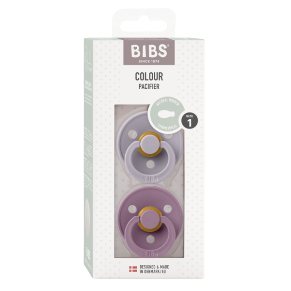 Set 2 Suzete BIBS Colour Latex, Tetina Simetrică, 0 luni - Fossil Grey/Mauve (1) [ps:2e3c7859-c5f4-45a5-bb26-f9e9205a5919]