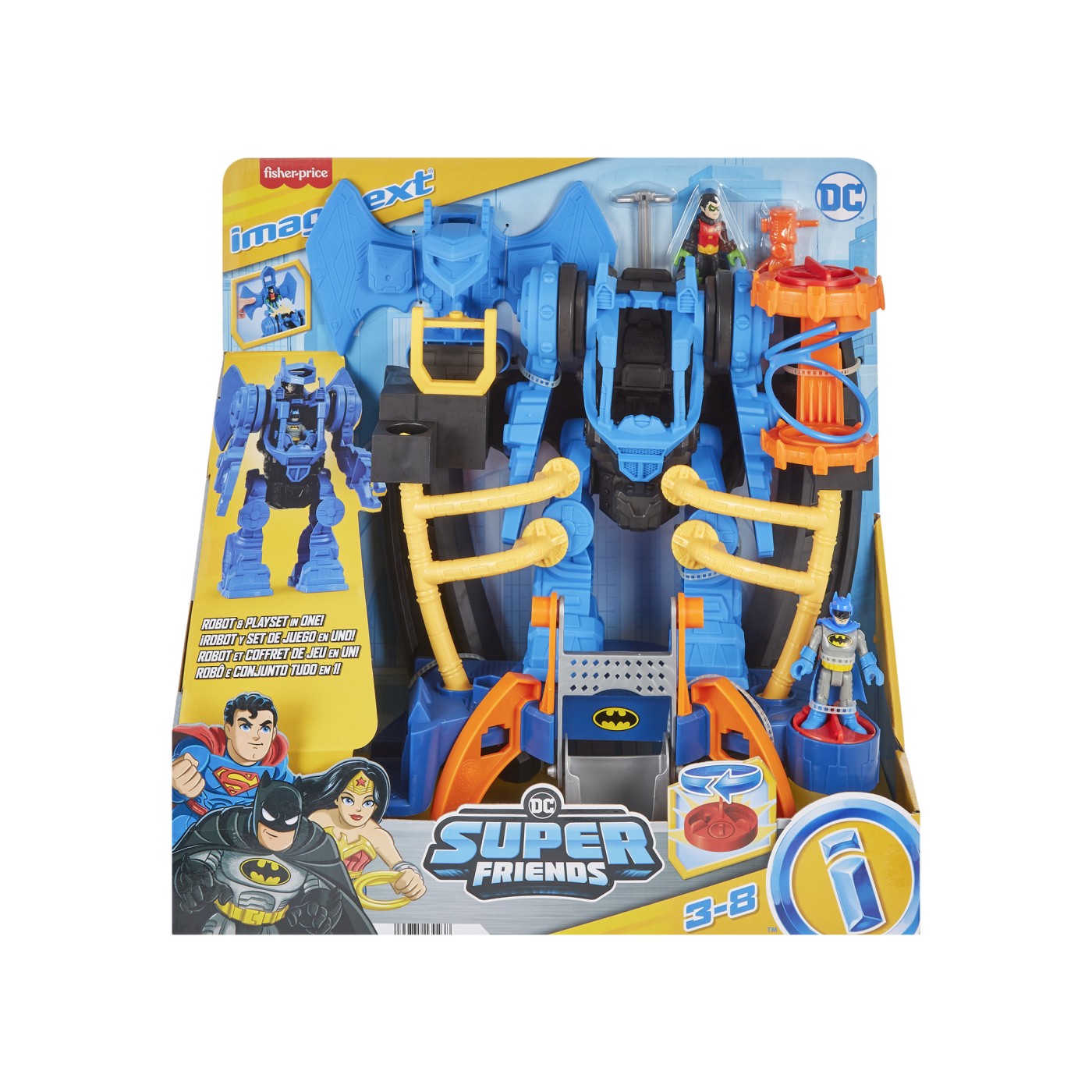 FISHER PRICE IMAGINEXT DC SUPER FRIENDS ROBOT BATMAN SI - Imagine 1 [ps:5e88973b-6a18-448b-aada-3ba6c4a04a65]