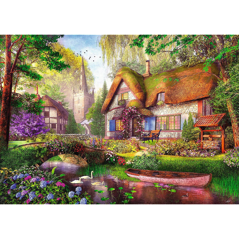 PUZZLE TREFL 1000 PREMIUM PLUS TEA TIME PIATA DE FLORI - Padure (1) [ps:bcdcb9a9-0cdc-4738-9337-58cb0dbbf0da]