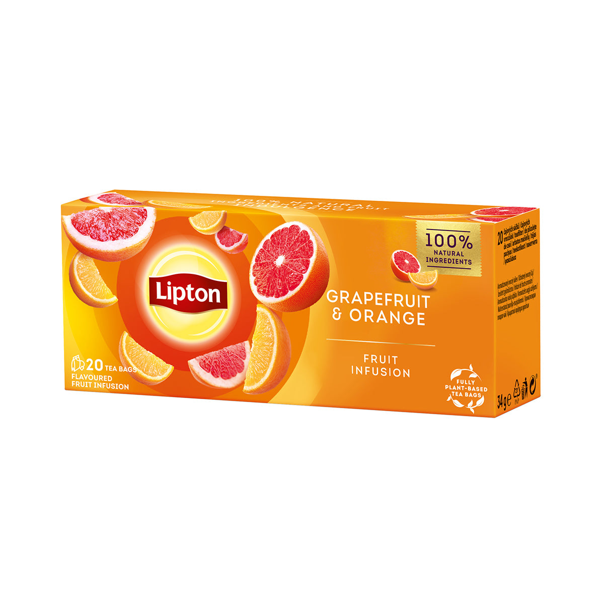 LIPTON Grepfruit si Portocala, ceai, fructe, 20 pliculete - Imagine 1 [ps:d49c070d-2f20-4beb-92ad-5e0e55ab88ee]