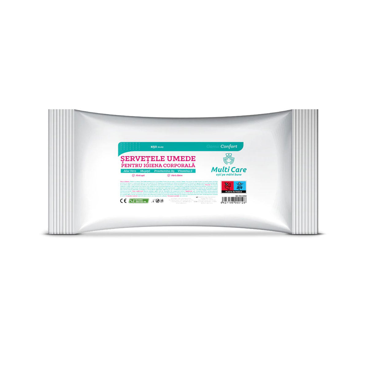 MULTI CARE Confort, servetele umede, pentru igiena corporala - Imagine 1 [ps:f3fab71d-86a8-40a8-902e-cb110b58bbeb]