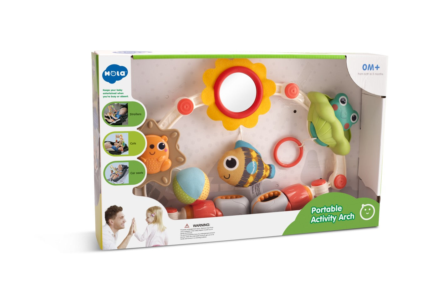 CARUSEL PORTABIL ARCUIT Jucarii Bebe - Imagine 1