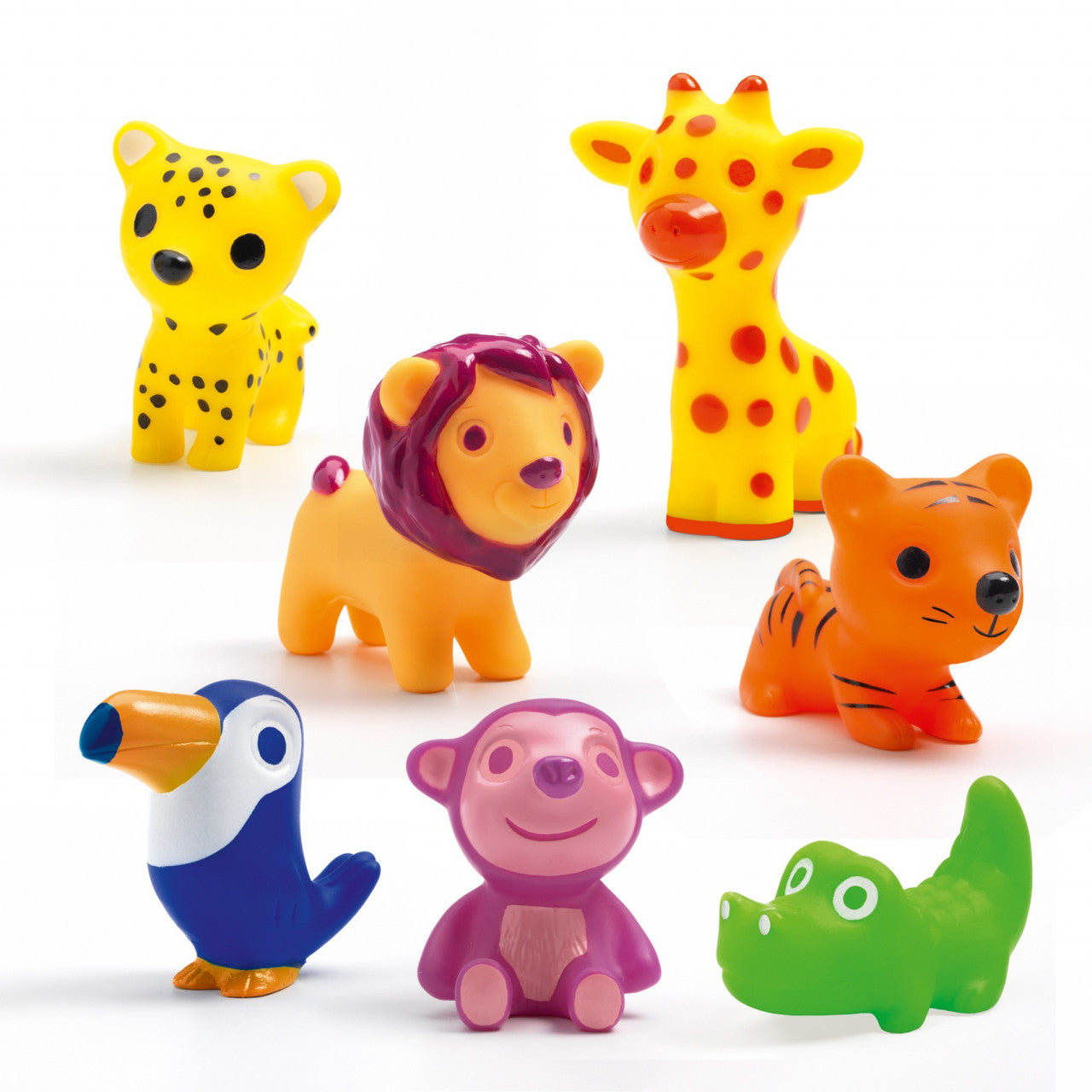 Animalute din silicon Troopo savana, Djeco - Imagine 1 [ps:7eaef1f7-24a1-49a7-8fa1-bccc9cfedfbf]