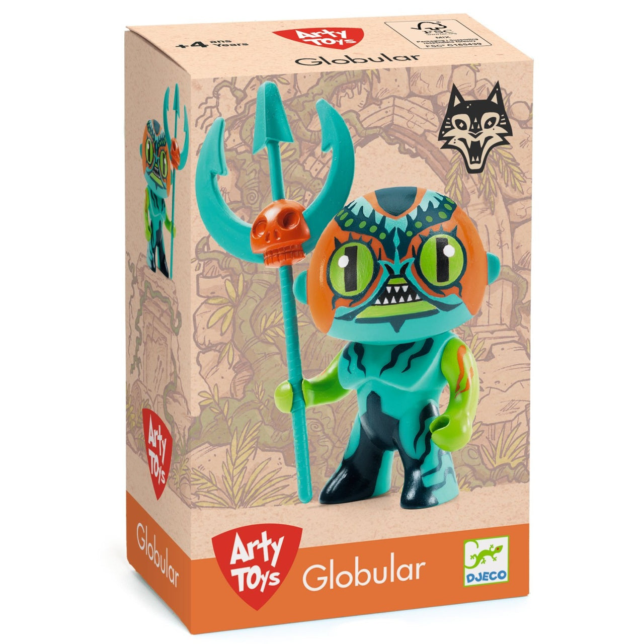 Eroul Globular colectia Arty Toys, Djeco - Imagine 1