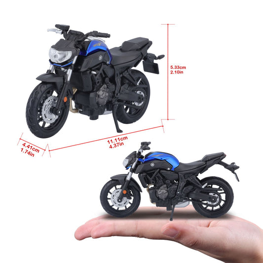 MAISTO MOTOCICLETA METALICA EDITIE SPECIALA YAMAHA MT07 - Imagine 1