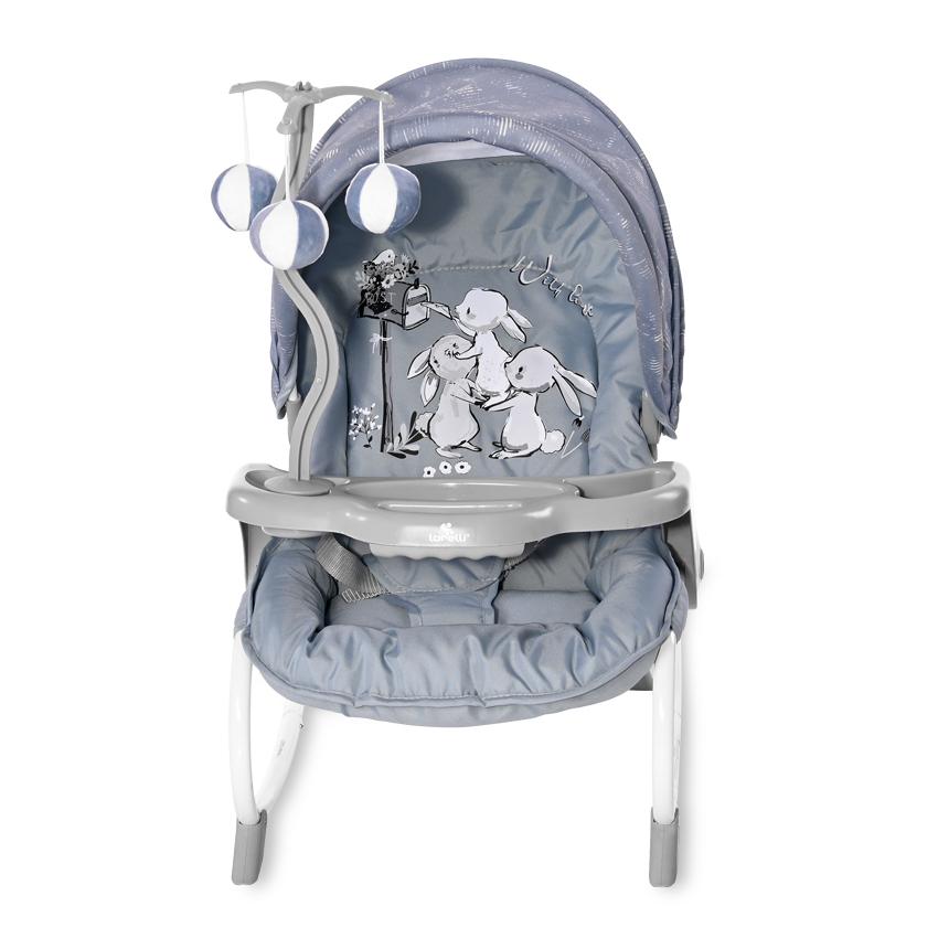 Fotoliu Balansoar Lorelli Dream Time, Silver Blue Rabbits - Albastru (1) [ps:52a0a2fa-ef83-42fc-9730-bc0b6bd35cc9]