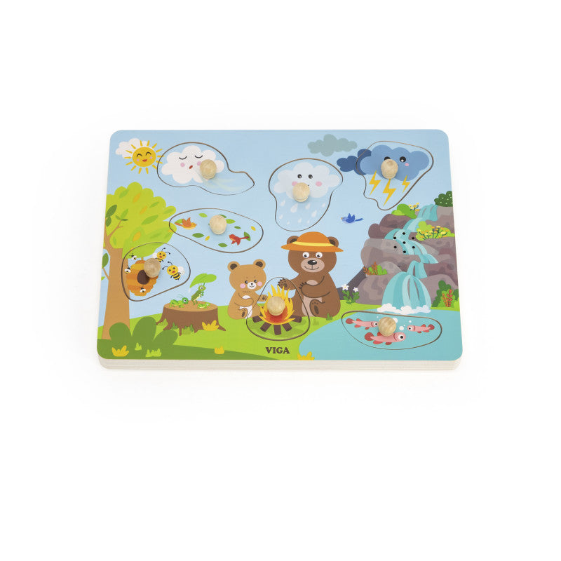 Puzzle cu sunete – Sunetele Naturii, Viga [ps:dbf052fe-dc73-4975-945e-4a5967c3c90d]