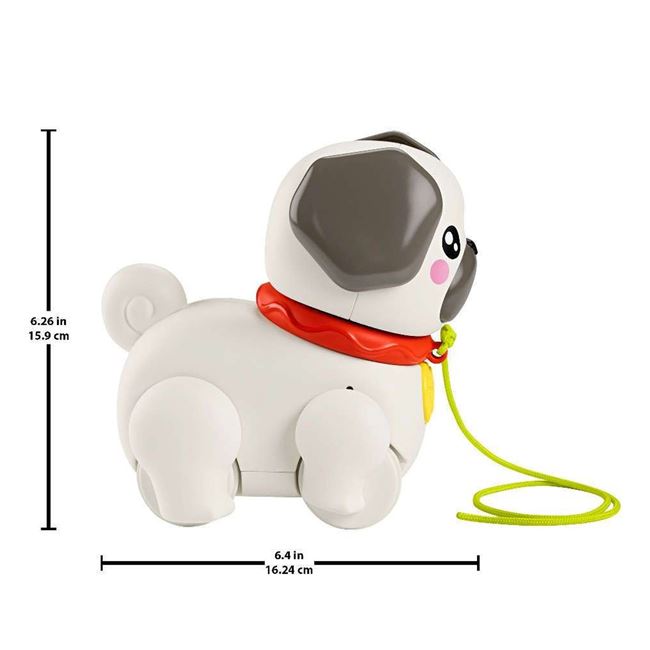 Caine de Plimbat Pug Pet Pals Fisher Price - Jumbo - Default Title (1) [ps:73682e38-6e53-4acb-affb-7abed7a18fde]