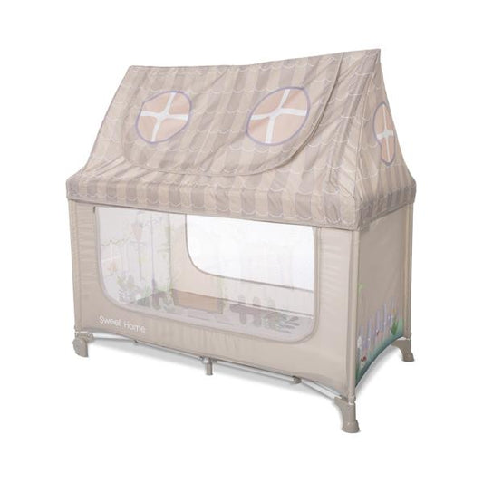 Pătuț Pliabil Lorelli Sweet Home, 2 Nivele, Beige - Beige (1) [ps:c2851d29-7971-42fd-8380-29c210ef108a]