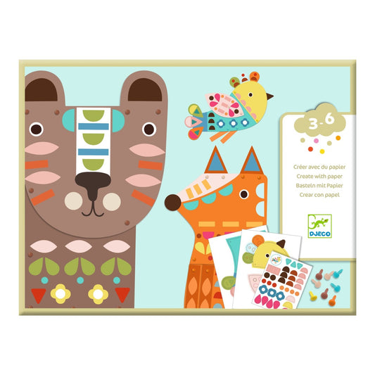 Joc creativ Animale gigantice, Djeco - Imagine 1 [ps:85a8f144-b807-440d-bbe3-fd56be690a64]