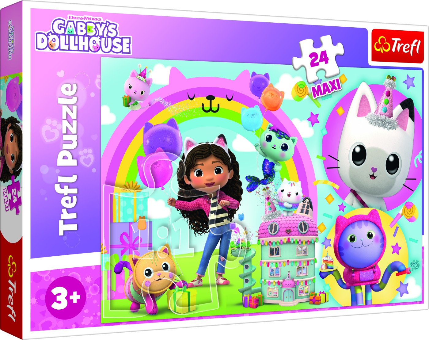 PUZZLE TREFL 24 MAXI GABBYS DOLLHOUSE CASA LUI GABBY - Imagine 1 [ps:35ad6833-5996-46e9-8096-cac6c171c104]