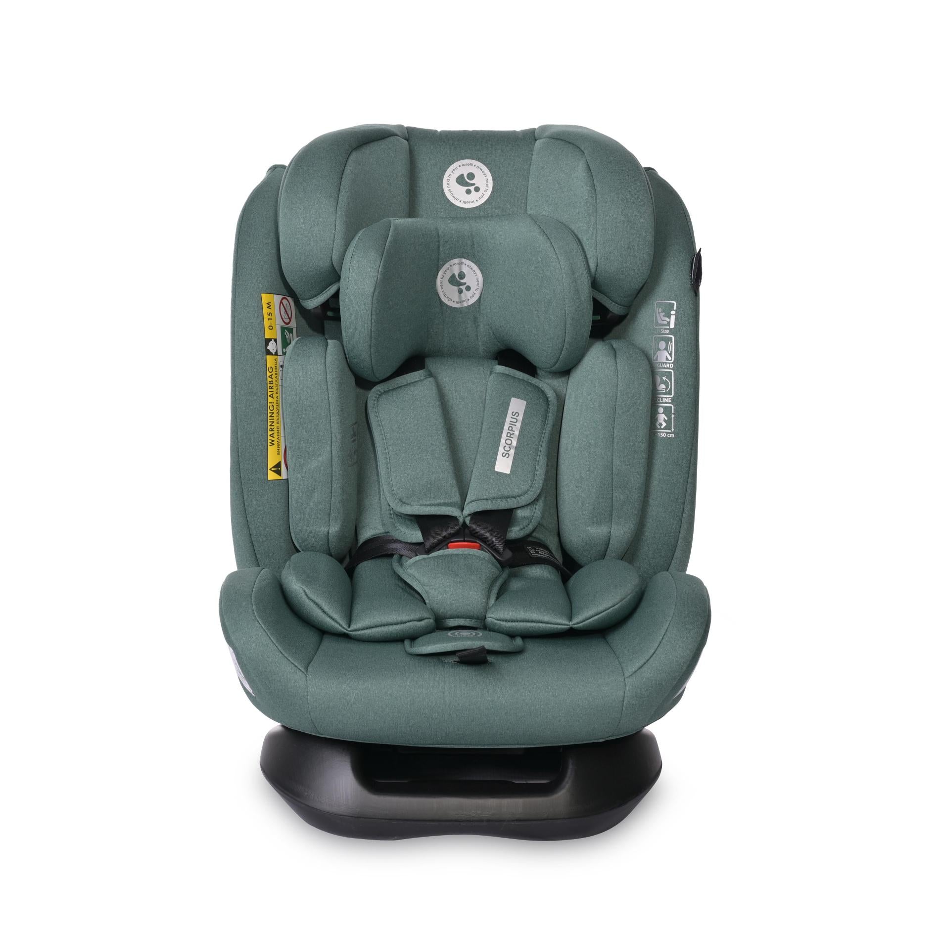 Scaun Auto Lorelli Scorpius i-Size, 0 luni-12 ani, Beige - Green Pine (1) [ps:92838c94-20f4-45da-94f1-c9ac060f0cb0]
