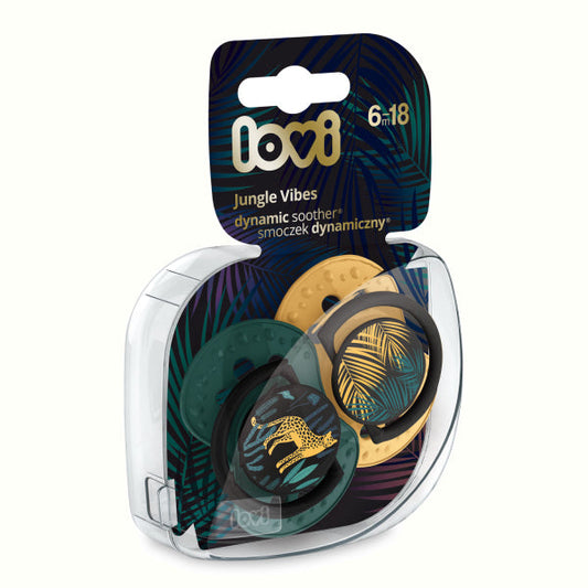Lovi Suzeta Silicon Dynamic 6-18M 2 Pcs Jungle Vibes- - Imagine 1 [ps:a8b33633-b9e9-486e-87e1-1ebb8ab4c784]
