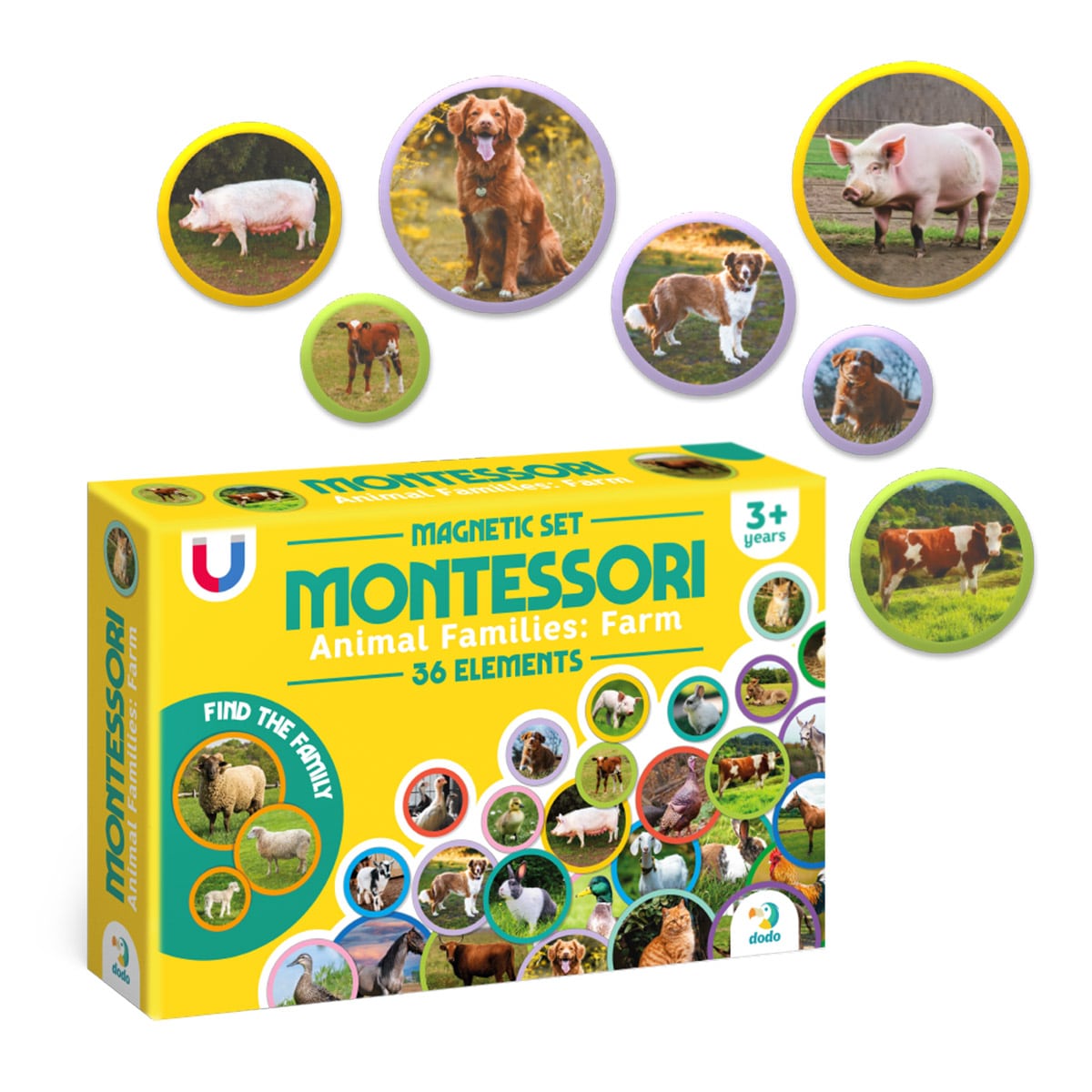 Set Magnetic Montessori Familii Animale - Dodo Toys - Default Title (1) [ps:b113fdf0-abbf-460b-9cfc-23c76597e493]