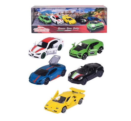 MAJORETTE SET 5 MASINI DIN METAL DREAMS ITALY Simba - Imagine 1 [ps:c8723e1b-254f-42d2-a4d3-50222f954fb3]