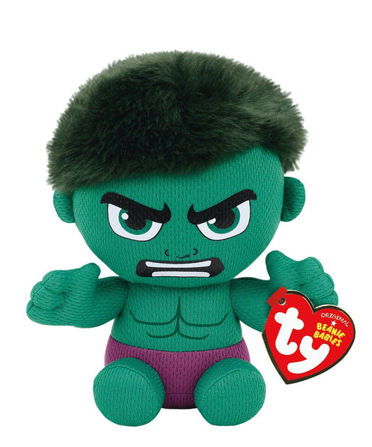 PLUS TY 15CM BEANIE BABIES MARVEL HULK - Imagine 1 [ps:88670d00-75b7-4395-a19f-8c76e54f8a95]