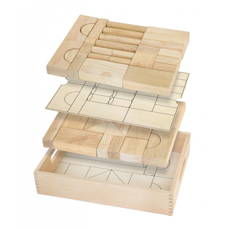Set blocuri arhitecturalede construit, natur - 46 buc, Viga - Imagine 1 [ps:e88ffc5f-1da5-4416-b8b1-8618ef1bf2a9]