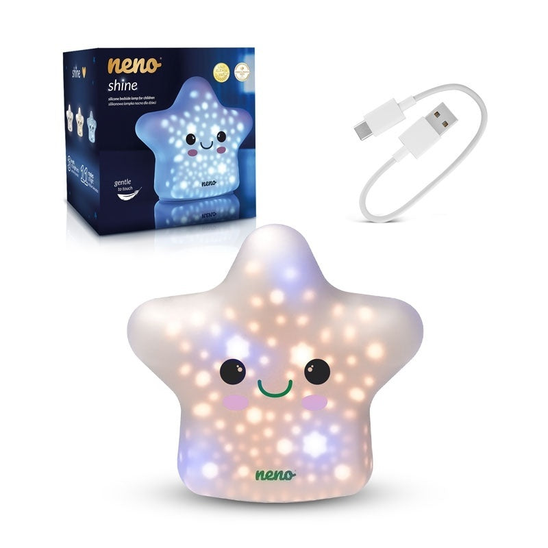 Neno Shine – lampă de noapte din silicon pentru copii, - Imagine 1 [ps:3791ff17-d7ad-4280-a674-10be86ee6a6c]