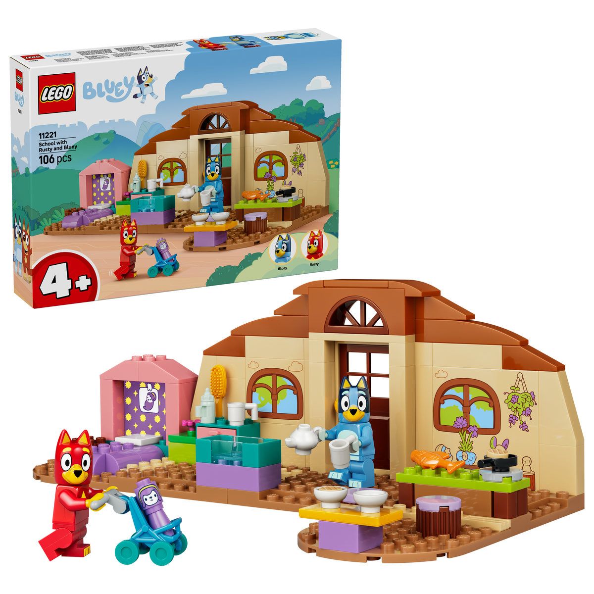 LEGO Bluey la Școala cu Rusty și Blue 11221 | Infant - Default Title (1) [ps:20b1807c-118e-4fc8-ae1f-613f7785349e]